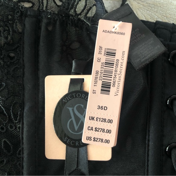 Victorias Secret Designer Collection VSDC Fashion Show crystal corset 36D New - Picture 7 of 7